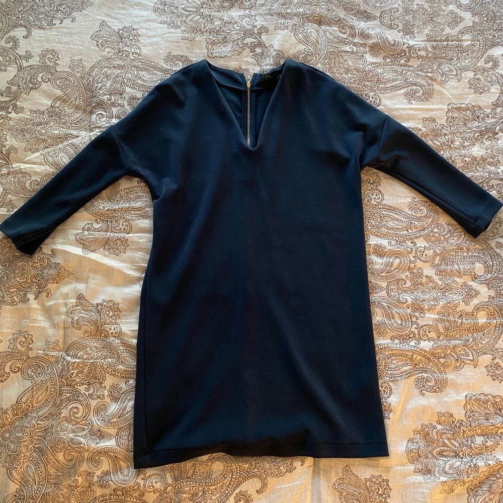 Blue Mid Length Dress